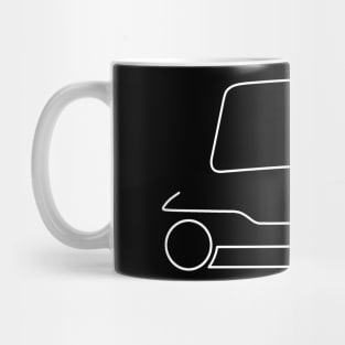 Hillman Super Imp outline (white) Mug